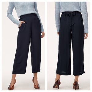 Aritzia Wilfred Faun Black Cropped Pant
